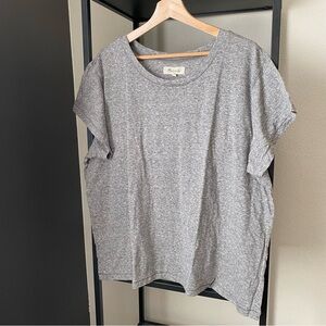 NWT Madewell Heathered Crewneck Tee Shirt